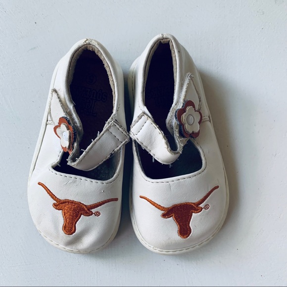 🇺🇸UT Univ Texas Baby Shoes Team Squeaks 5 - Picture 2 of 11